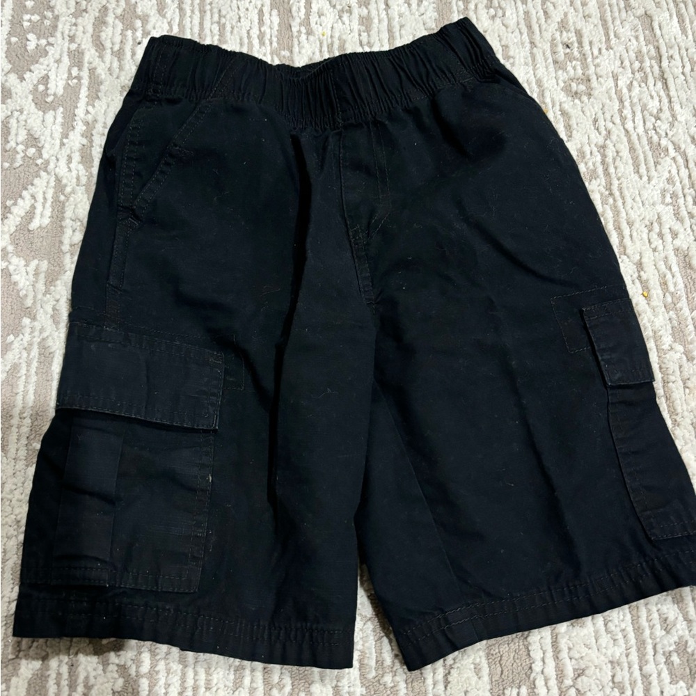 Black Cargo Shorts Boy’s (7)